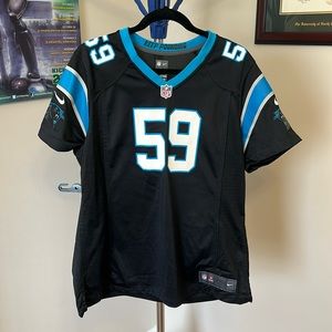 Women’s Carolina Panthers #59 Luke Kuechly Jersey